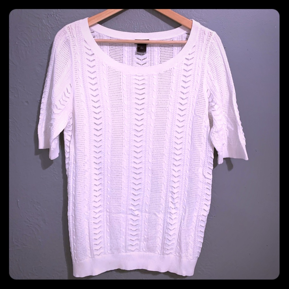Ann Taylor: Knit, crew neck top